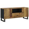 vidaXL TV Cabinet 105x33.5x46 cm Solid Wood Mango&Engineered Wood