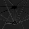 vidaXL Garden Parasol with Portable Base Anthracite