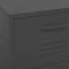 vidaXL Storage Cabinet Anthracite 42.5x35x101.5 cm Steel