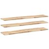 vidaXL Floating Shelves 3 pcs 120x30x2 cm Untreated Solid Wood Acacia