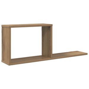 vidaXL Floating Shelves Artisan Oak 80 x 15 x 30 cm Engineered Wood