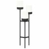 vidaXL Flower Stand White 42 x 39.5 x 125 cm PP and Steel