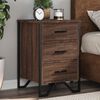 vidaXL Bedside Cabinet Brown Oak 40x41x60 cm Engineered Wood
