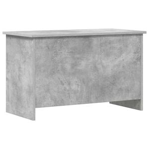vidaXL Storage Chest Concrete Grey 80 x 40 x 50 cm Engineered Wood