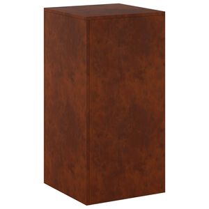 vidaXL Plant Stand Rusty 40 x 40 x 80 cm Weathering Steel