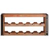 vidaXL Wine Rack Brown 100 x 45 x 33 cm Solid Reclaimed Wood