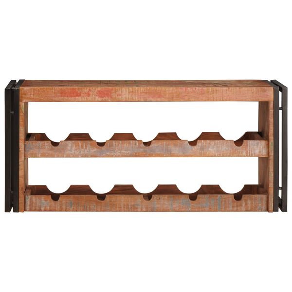 vidaXL Wine Rack Brown 100 x 45 x 33 cm Solid Reclaimed Wood