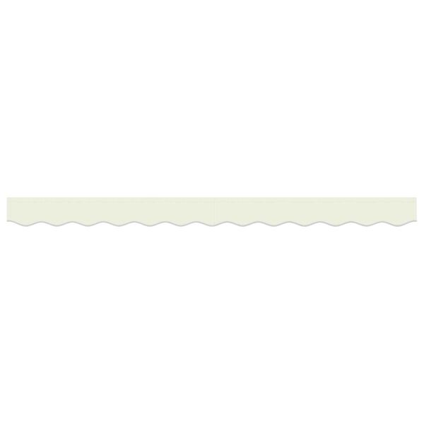 vidaXL Awning Valance Cream 230 x 20 cm Canvas