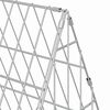 vidaXL Chicken Cage Silver 650 x 55 x 55 cm Galvanised Steel