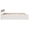 vidaXL Bed Frame without Mattress White 160x200 cm Solid Wood Pine