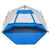 vidaXL Beach Tent 3-Person Azure Blue Quick Release Waterproof