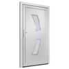 vidaXL Front Door White 88x200 cm PVC