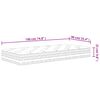 vidaXL Pocket Spring Mattress Medium 90x190 cm Single Size