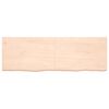 vidaXL Wall Shelf 180x60x(2-6) cm Untreated Solid Wood Oak