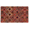 vidaXL Rug Runner MARSA Multicolour 100 x 200 cm Polyester and PVC