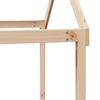 vidaXL High Sleeper Bed without Mattress 90x200 cm Solid Wood Pine