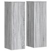 vidaXL Plant Stands 2 pcs Grey Sonoma 33x33x100 cm Engineered Wood