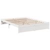 vidaXL Bookcase Bed without Mattress White 140x190 cm Solid Wood Pine