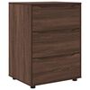 vidaXL Storage Cabinet 60 x 48 x 81 cm Engineered Wood Brown Oak