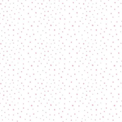 Noordwand Wallpaper Mondo baby Confetti Dots White, Pink and Beige