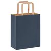 vidaXL Paper Bags 250 pcs with Handles Blue 18x8x22 cm