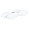 vidaXL Foam Mattress White 160x200 cm Hardness H2 H3