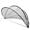 vidaXL Pool Dome Folding Manual Transparent 405 x 405 x 192 cm PVC