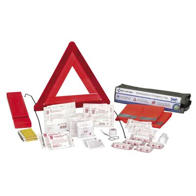 FIRST AID ONLY 3-in-1 Emergency Kit for Car DIN 13164
