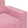 vidaXL Sofa Pink 160 x 80 x 82 cm Poly velvet