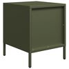 vidaXL Bedside Cabinet&nbsp;Olive Green 35x39x43.5 cm Steel