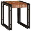 vidaXL Nesting Table 3 pcs Brown and black Solid reclaimed wood