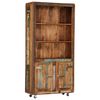 vidaXL Highboard 90x35x183 cm Solid Reclaimed Wood
