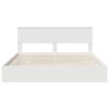 vidaXL Storage Bed with Headboard White 180 x 200 cm Engineered Wood