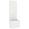 vidaXL Garden Privacy Screen White 50 x 32 x 150 cm Cold-rolled steel