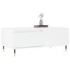 vidaXL Coffee Table White 90x50x36.5 cm Engineered Wood