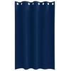 vidaXL Blackout Curtains with Rings 2 pcs Dark Blue 175 x 140 cm