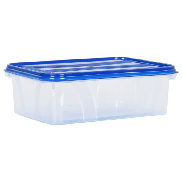 vidaXL Food Storage Containers with Lids 10 pcs PP