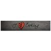 vidaXL Kitchen Rug Washable Cooking Text 60x300 cm Velvet