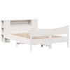 vidaXL Bed Frame without Mattress White 120x200 cm Solid Wood Pine