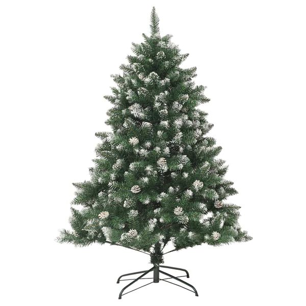 vidaXL Artificial Christmas Tree with 150 LEDs with Stand Green 150 cm
