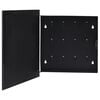 vidaXL Key Box with Magnetic Board Black 35x35x4 cm