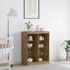 vidaXL LED Sideboard Artisan Oak 41 x 37 x 100 cm Engineered Wood