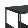 vidaXL Side Table Black 55x36x59.5 cm Engineered Wood