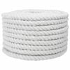 vidaXL Rope White 1.6 x 1.6 x 5000 cm Cotton