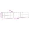vidaXL Garden Raised Bed Galvanised Steel 396x100x68 cm Green
