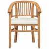 vidaXL Garden Chairs 2 pcs Brown 63 x 58 x 89 cm Solid teak wood