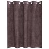 vidaXL Velvet Curtains with Curtains 2 pcs Brown 140 x 140 cm Velvet