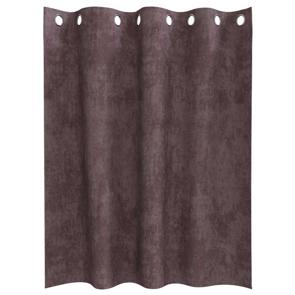 vidaXL Velvet Curtains with Curtains 2 pcs Brown 140 x 140 cm Velvet