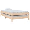 vidaXL Stack Bed without Mattress 100x200 cm Solid Wood Pine