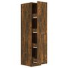 vidaXL Apothecary Cabinet Smoked Oak 30x42.5x150 cm Engineered Wood